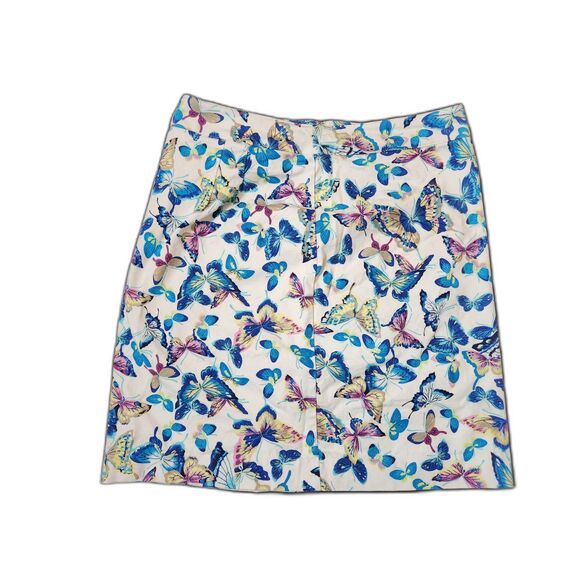 Talbots Dresses & Skirts - Talbots Butterfly Print Skirt – Size 6 – Cotton Blend